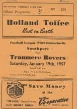 Southport v Tranmere Rovers   19-Jan-1957