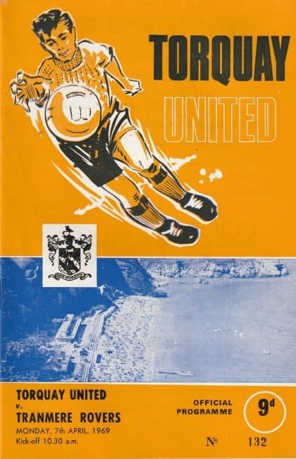Torquay United v Tranmere Rovers 07-Apr-1969