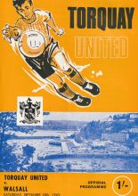 Torquay United v Walsall  20-Sep-1969
