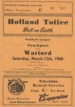 Southport v Watford 12-Mar-1960