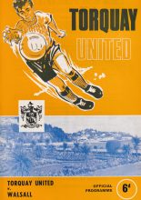 Torquay United v Walsall  13-Jan-1968