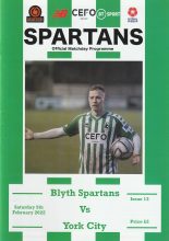 Blyth Spartans v York City 05-Feb-2022