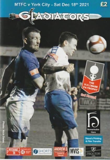 Matlock Town v York City  18-Dec-2021