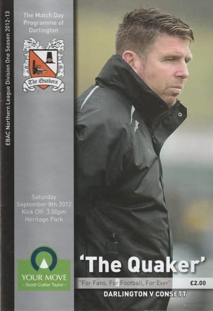 Darlington 1883 v Consett  08-Sep-2012