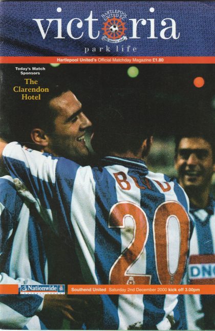 Hartlepool United v Southend United 02-Dec-2000
