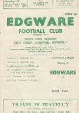 Edgware v Alton Town 30-Mar-1974