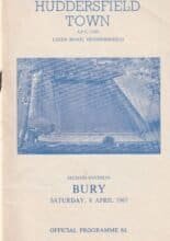Huddersfield Town v Bury 08-Apr-1967