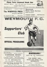 Weymouth v Corby Town 11-Dec-1965