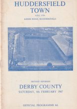 Huddersfield Town v Derby County 04-Feb-1967