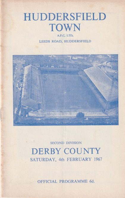 Huddersfield Town v Derby County 04-Feb-1967