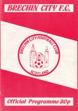 Brechin City v Forfar Athletic  16-Oct-1982