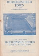 Huddersfield Town v Hartlepool United 22-Jan-1966