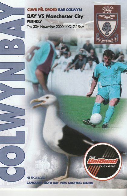 Colwyn Bay v Manchester City 30-Nov-2000