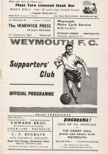 Weymouth v Margate   12-Feb-1966