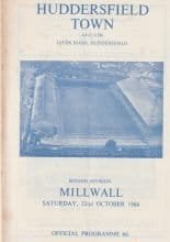 Huddersfield Town v Millwall  22-Oct-1966