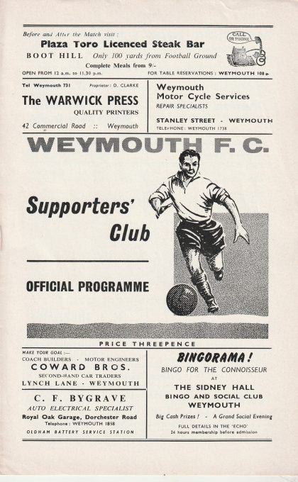 Weymouth v Nuneaton Borough  07-May-1966