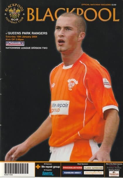 Blackpool v Queens Park Rangers 10-Jan-2004