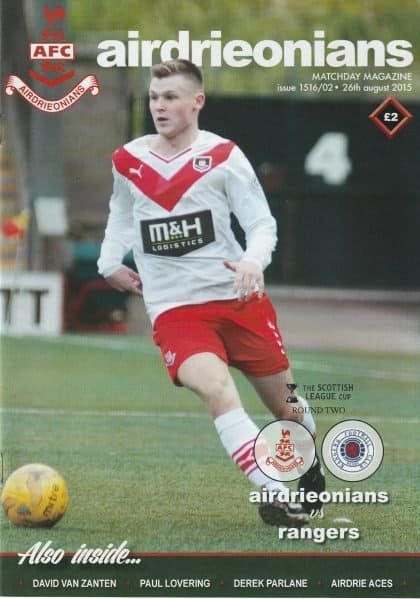 Airdrieonians v Glasgow Rangers 26-Aug-2015