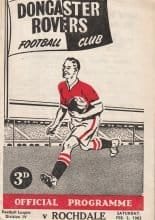 Doncaster Rovers v Rochdale 03-Feb-1962