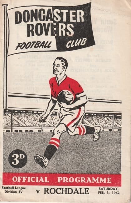 Doncaster Rovers v Rochdale 03-Feb-1962