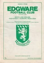 Edgware v Ruislip Manor  17-Oct-1979