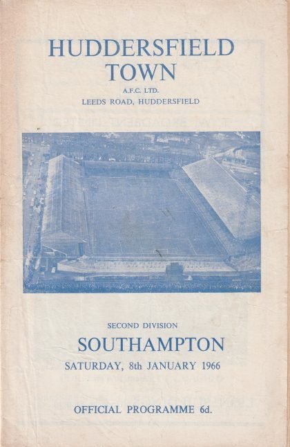 Huddersfield Town v Southampton   08-Jan-1966