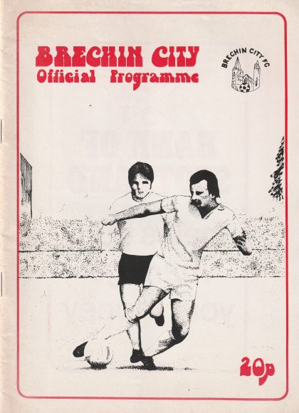 Brechin City v Stirling Albion  29-Aug-1981