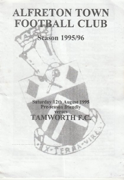 Alfreton Town v Tamworth  12-Aug-1995