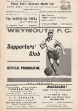 Weymouth v Tonbridge  10-Nov-1965
