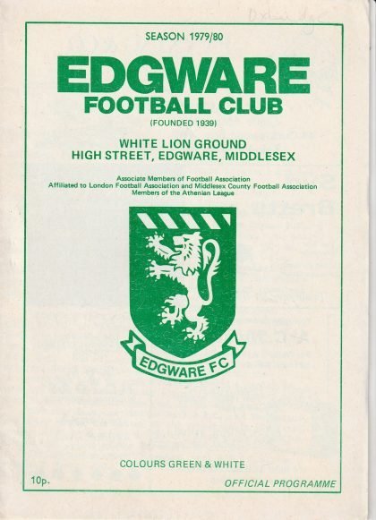 Edgware v Uxbridge  26-Sep-1979