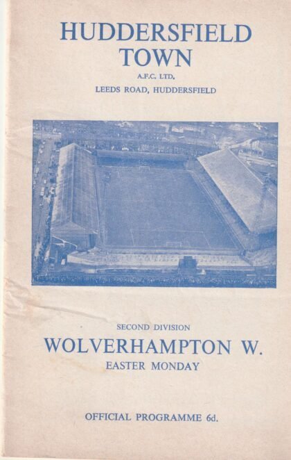 Huddersfield Town v Wolverhampton Wanderers  27-Mar-1967