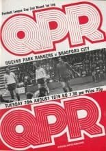 Queens Park Rangers v Bradford City  28-Aug-1979