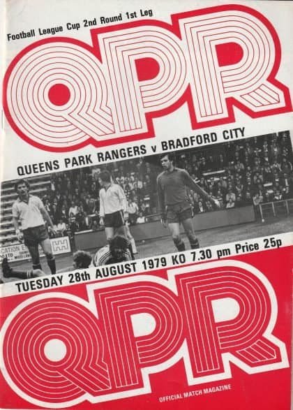Queens Park Rangers v Bradford City  28-Aug-1979