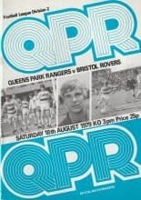 Queens Park Rangers v Bristol Rovers 18-Aug-1979
