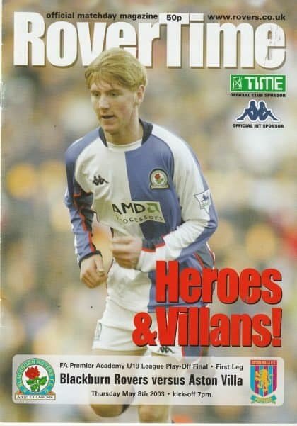 Blackburn Rovers Youth v Aston Villa Youth  08-May-2003