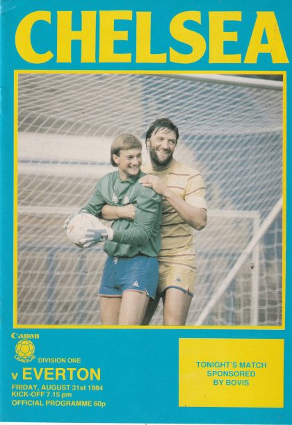 Chelsea v Everton  31-Aug-1984