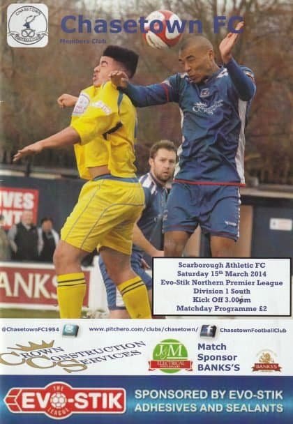 Chasetown v Scarborough Athletic 15-Mar-2014