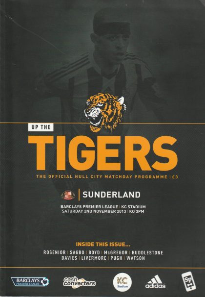 Hull City v Sunderland 02-Nov-2013