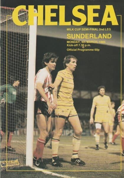 Chelsea v Sunderland  04-Mar-1985