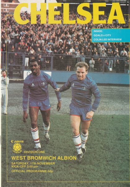 Chelsea v West Bromwich Albion  17-Nov-1994