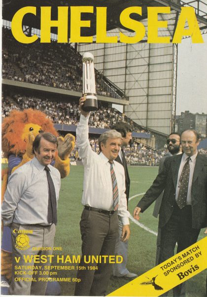Chelsea v West Ham United 15-Sep-1984