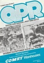 Queens Park Rangers v West Ham United  22-Sep-1979