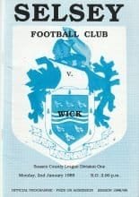 Selsey v Wick  02-Jan-1989