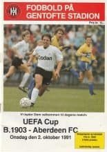 B1903 Copenhagen v Aberdeen 02-Oct-1991