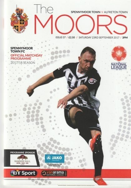 Spennymoor Town v Alfreton Town 23-Sep-2017