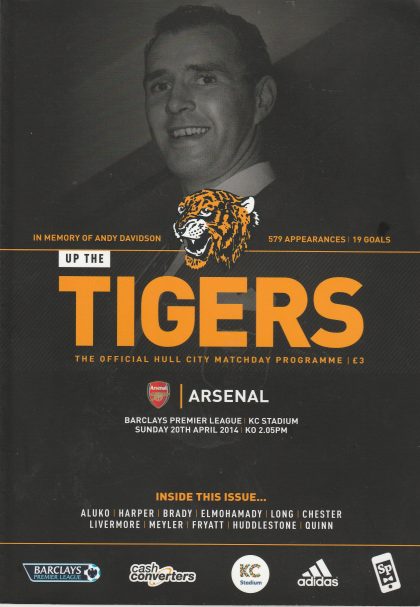 Hull City v Arsenal  20-Apr-2014