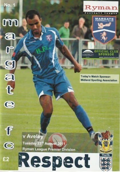 Margate v Aveley 23-Aug-2011