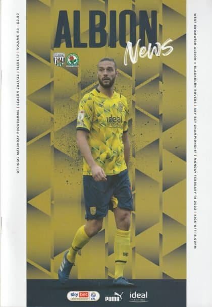 West Bromwich Albion v Blackburn Rovers 14-Feb-2022