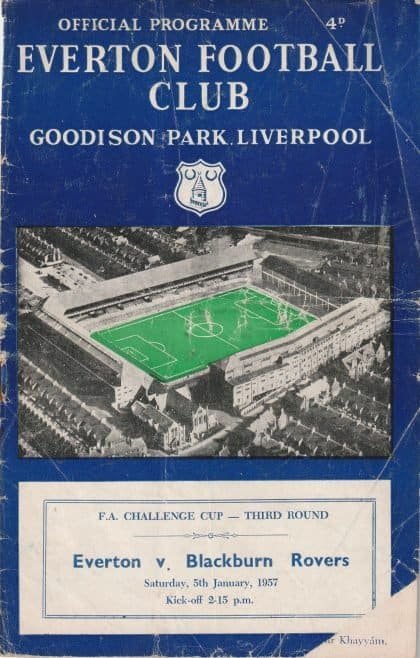 Everton v Blackburn Rovers 05-Jan-1957