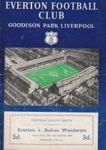 Everton v Bolton Wanderers 25-Dec-1957